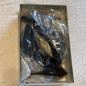 JS Malia Black Micro Suede High Heel